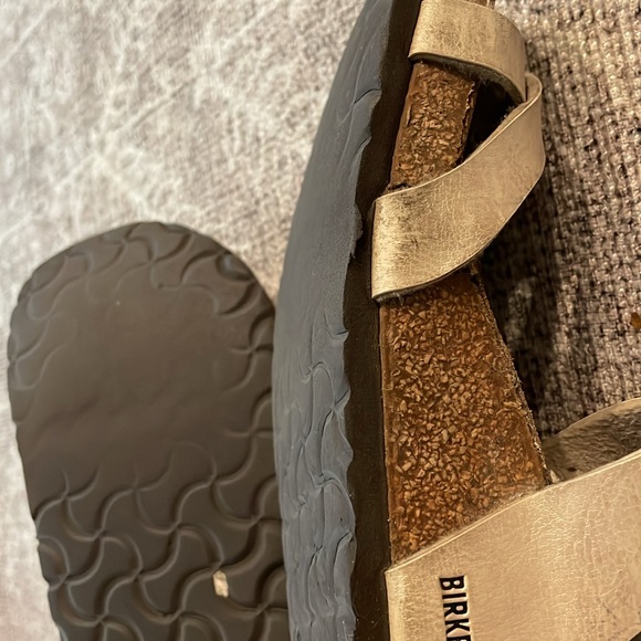 Birkenstock Mayari Gold Sz 38 - Picture 10 of 12